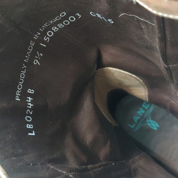 Lane Kimmie Western Cowgirl Boots Size 9.5 - Picture 15 of 15